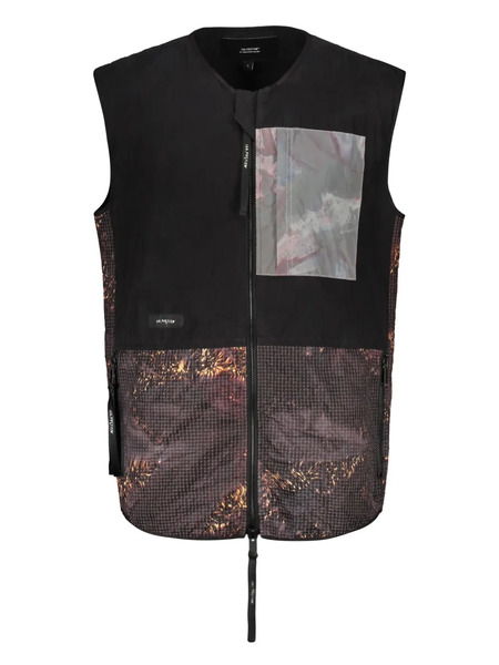  Iso.poetism Mix-print Gilet - Black 