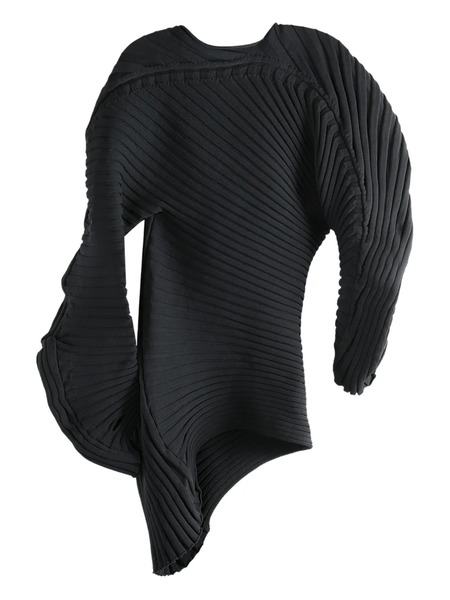  Issey Miyake Asymmetric Sweater - Black 