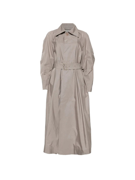  Issey Miyake Belted Coat - Neutrals 