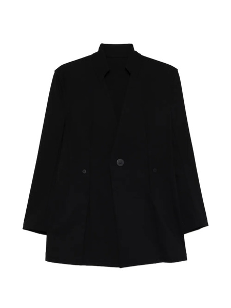  Issey Miyake Button-up Fitted Jacket - Black 