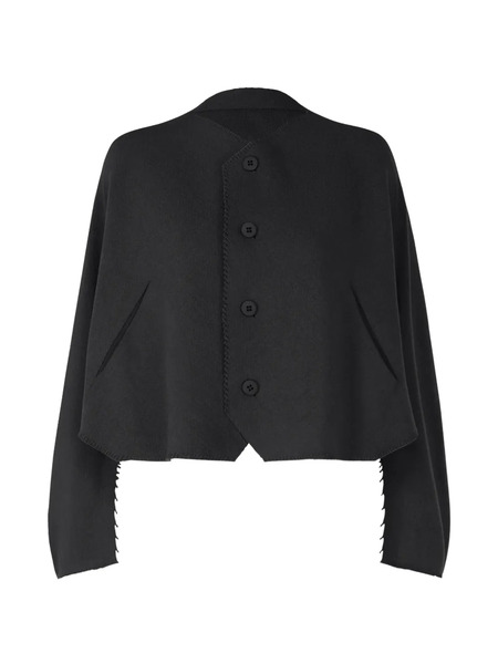  Issey Miyake Campagne Button-front Cardigan - Black 