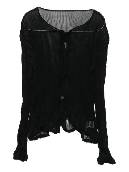 Issey Miyake Chiffon Cardigan - Black 