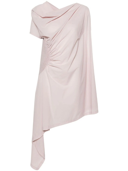  Issey Miyake Draped Asymmetric Dress - Pink 