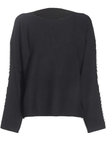  Issey Miyake Fringe-detailing Jumper - Black 