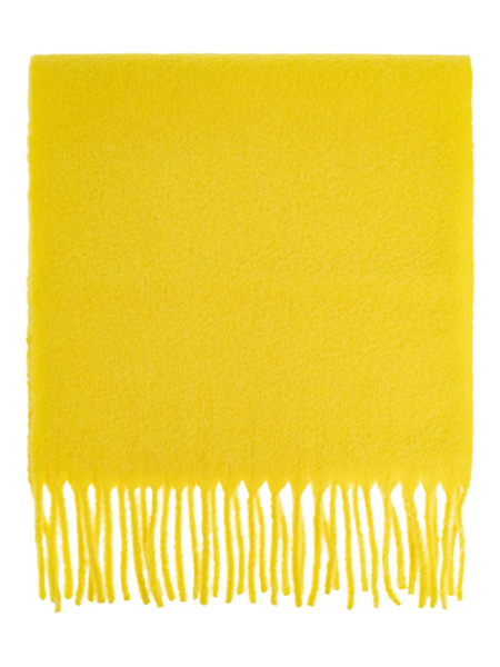  Issey Miyake Fringed Scarf - Yellow 