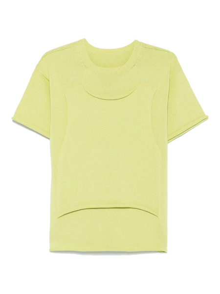  Issey Miyake Knitted T-shirt - Green 