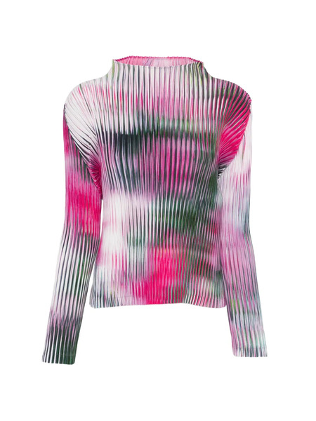  Issey Miyake Obscure Pleats Top - Pink 