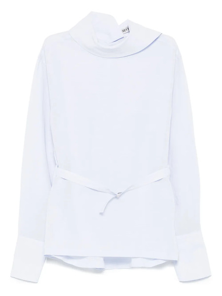  Issey Miyake Paper-esque U Shirt - Blue 