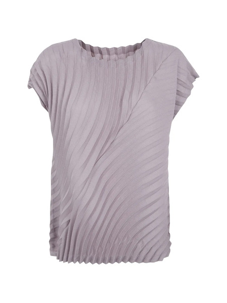  Issey Miyake Pleated Blouse - Neutrals 