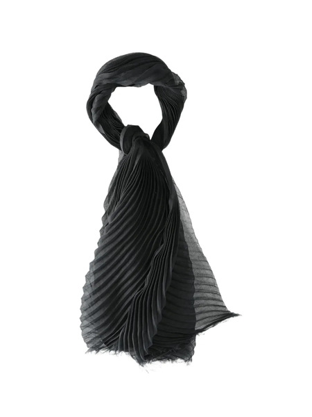  Issey Miyake Pleated Scarf - Black 
