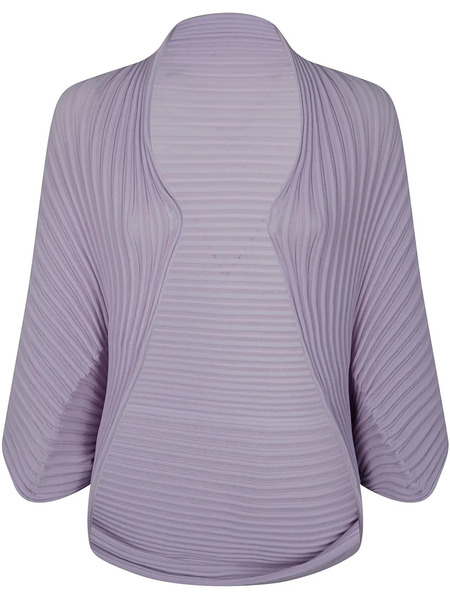  Issey Miyake Plissé-effect Cardigan - Purple 