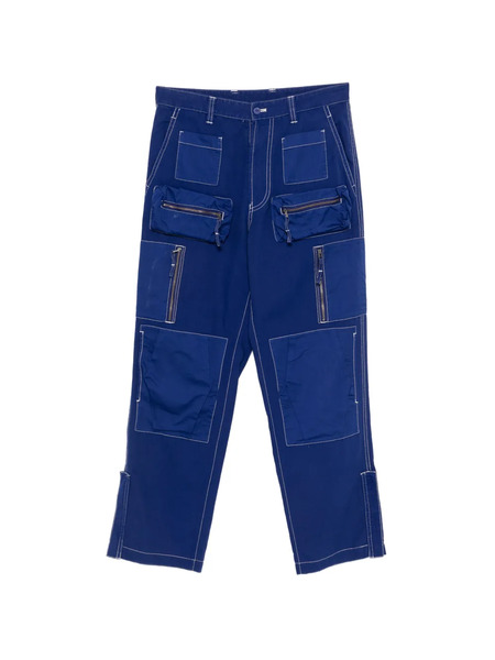  Issey Miyake Pre-owned Cotton Cargo Pants - Blue 