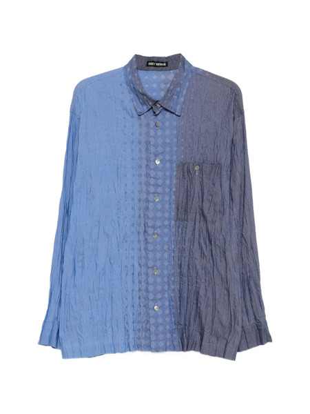  Issey Miyake Pre-owned Pleated Dyed Shirt - Blue 