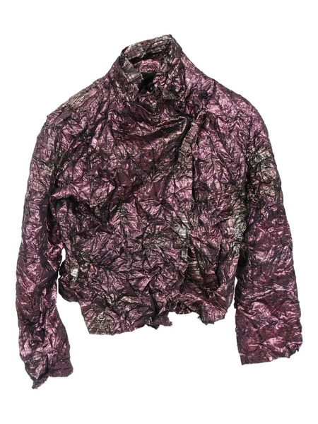  Issey Miyake Pre-owned 2010s Crease-effect Jacket - Pink 