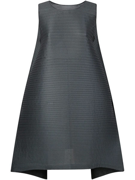  Issey Miyake Sleeveless Dress - Blue 