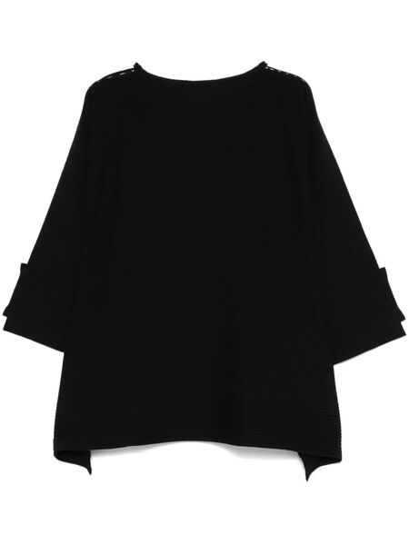  Issey Miyake Square Rib Ap Sweater - Black 