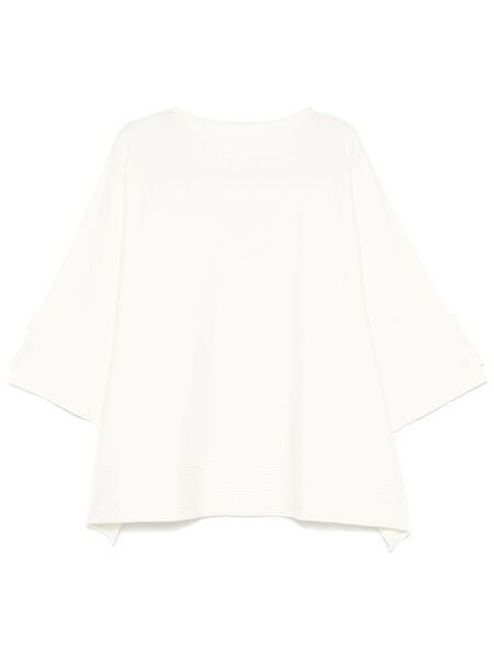  Issey Miyake Square Rib Ap Sweater - White 