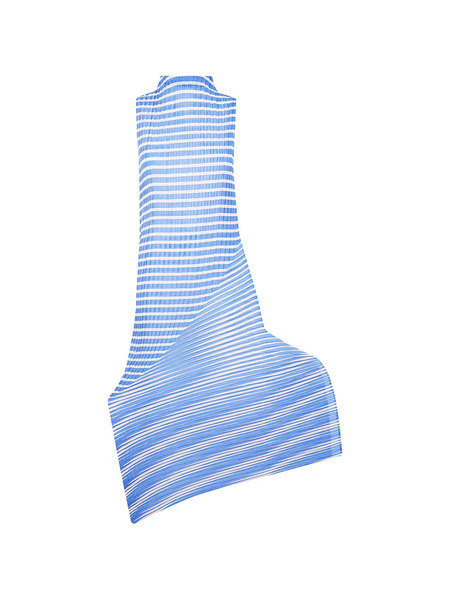  Issey Miyake Striped Dress - Blue 
