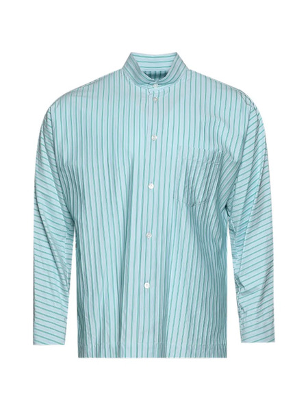  Issey Miyake Striped Shirt - Blue 