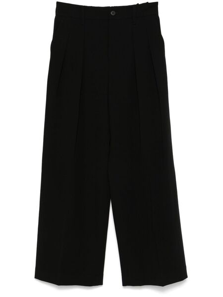  Issey Miyake Wool Gabardine Trousers - Black 