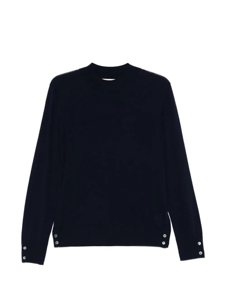  Ivory Paris Button-detail Sweater - Blue 