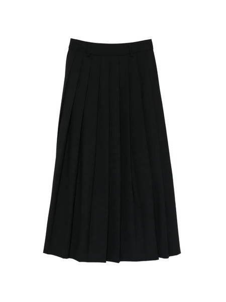  Ivory Paris Pleated Skirt - Black 