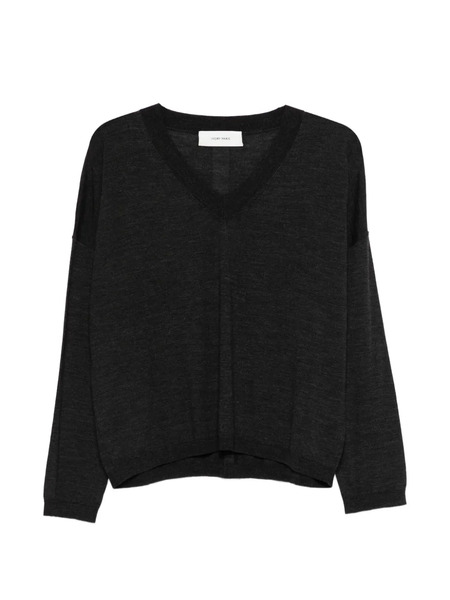  Ivory Paris V-neck Top - Grey 