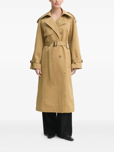  Ivy Oak Belted Double-breasted Coat - Brown 