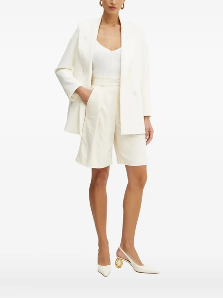  Ivy Oak Double-breasted Buttoned Blazer - White 