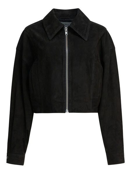  Ivy Oak Lena Zip-up Leather Jacket - Black 