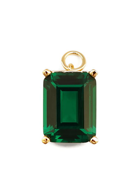  Izabel Display Embelished-stone Pendant Earrings - Gold 