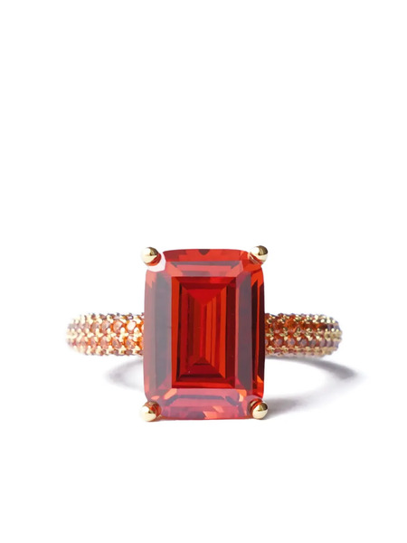  Izabel Display Mega Rectangle Ring - Gold 