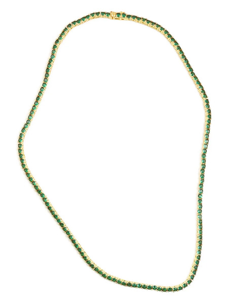  Izabel Display Tennis Necklace - Green 