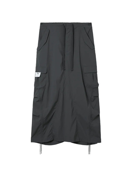  Izzue Cargo Drawstring Skirt - Grey 