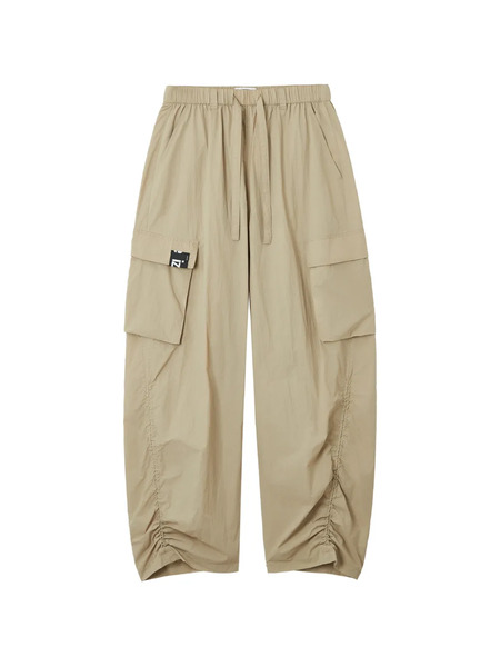  Izzue Cargo Drawstring Trousers - Neutrals 