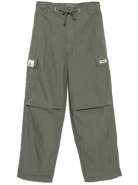  Izzue Cotton Cargo Trousers - Green 