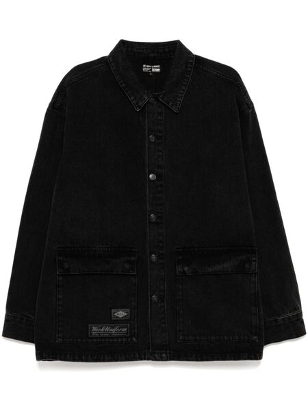  Izzue Denim Shirt Jacket - Black 