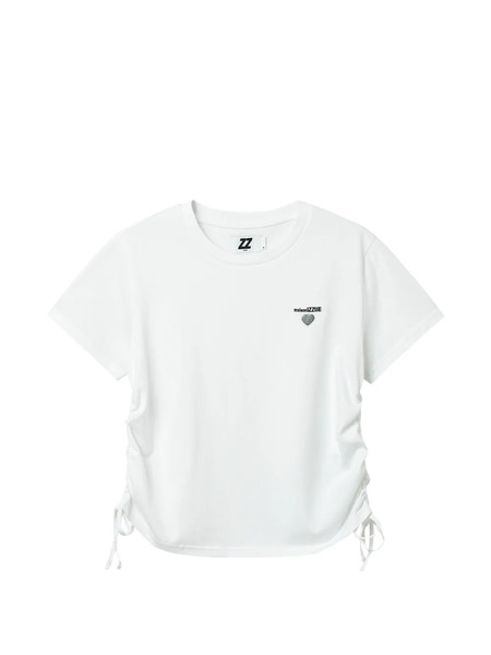  Izzue Drawstring-details T-shirt - White 
