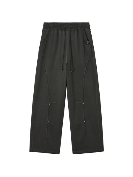  Izzue Drawstring-fastening Palazzo Pants - Grey 
