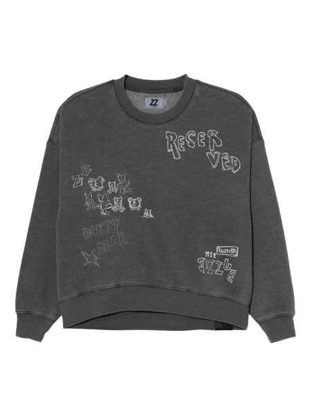  Izzue Graphic-embroidered Sweatshirt - Grey 