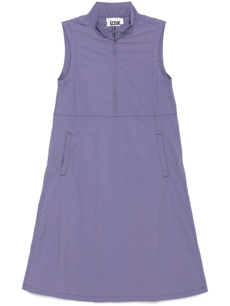  Izzue Half-zip Dress - Purple 