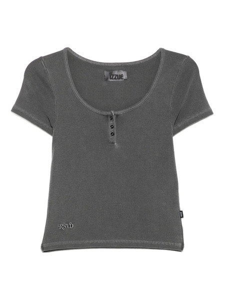 Izzue Henley Top - Grey 