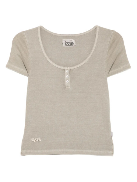  Izzue Henley Top - Neutrals 