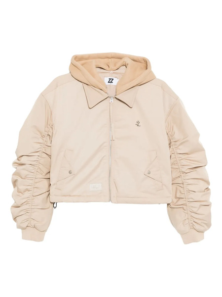  Izzue Hooded Puffer Jacket - Neutrals 