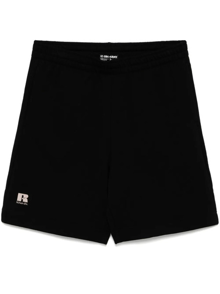  Izzue Logo-embroidered Shorts - Black 