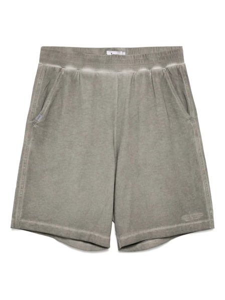  Izzue Logo-embroidered Shorts - Grey 