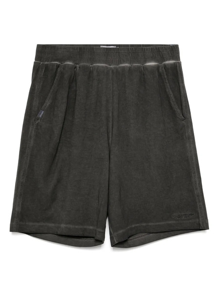  Izzue Logo-embroidered Shorts - Grey 