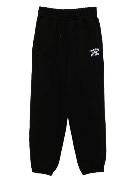  Izzue Logo-embroidered Sweatpants - Black 