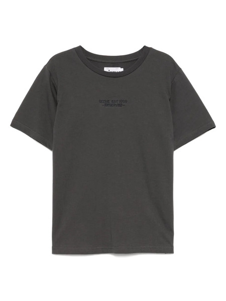  Izzue Logo-embroidered T-shirt - Grey 