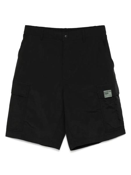  Izzue Logo-patch Cargo Shorts - Black 